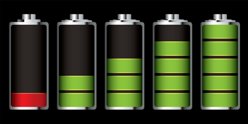 Индикаторы заряда батареи, зарядка батареи