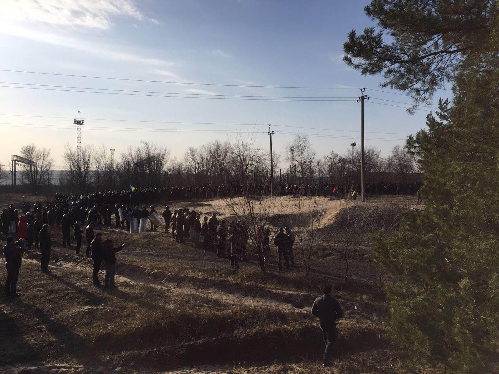 В Харьковской области активистам блокады не дали установить очередной «редут»