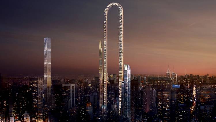 В Нью-Йорке появится самый длинный небоскреб в мире . ФОТО